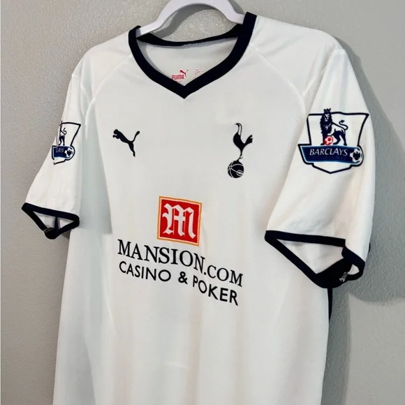Tottenham Hotspur 2008/2009 Bale home EPL soccer jersey - Picture 3 of 5